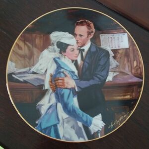 Gone with the Wind collector plate "A Question of Honor"